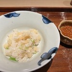 料理屋 稲家 - 【 マコモダケのご飯 】