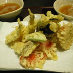 Shiraishi - キスと旬の野菜天ぷら♪