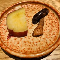 RIVA - 松きのこお浸しと鳴門金時瀬戸内レモン煮