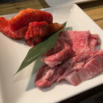 267802138 - 和牛カルビとハラミ