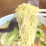 もかレスト喫茶 - タンメン塩並盛　麺