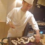 赤坂 剱持 - 松茸炭火焼き