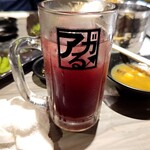 めしや アガる 千葉駅前店 - 巨峰サワー