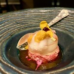 和牛焼肉やくにく 徹 - 海鮮ユッケ コンソメジュレ&ピクルス