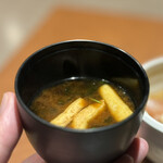 八重洲 steak & seafood 鉄板焼き 一心 - 赤出汁