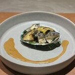 八重洲 steak & seafood 鉄板焼き 一心 - 活け鮑