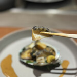 八重洲 steak & seafood 鉄板焼き 一心 - 活け鮑