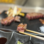 八重洲 steak & seafood 鉄板焼き 一心 - 黒毛和牛の牛タン