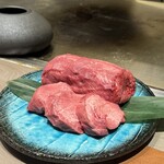 八重洲 steak & seafood 鉄板焼き 一心 - 黒毛和牛の牛タン（芯タン）