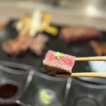 八重洲 steak & seafood 鉄板焼き 一心 - 黒毛和牛A5サーロイン