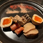 庵狐 - 燻製盛り合わせ