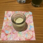 Mr.Gentleman Neo Japan Dining - ポルチーニの冷製茶碗蒸し　包み紙をこうすると。。