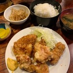 錦 - アジフライミックス定食