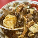 ラーメン もっけだの - 『麻婆まぜそば』の麻婆餡