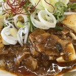 ラーメン もっけだの - 『麻婆まぜそば』の麻婆餡