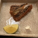 樋口 - 松茸がフライで！ソースにまで松茸が入ります。