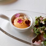 レストラン クリュディテ - パプリカのムース