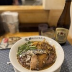 鯖の上にも三年 - 鯖そば　元味