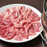 ★ Genghis Khan (Mutton grilled on a hot plate) basic set