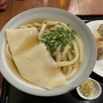 純手打ち讃岐うどん五郎 - あつあつうどん小¥600
                                ミニちくわ&こんぶ¥150