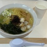 浅虫水族館 軽食コーナー - ほたてラーメン 700円