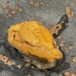 壮士 - 赤ウニのアップ