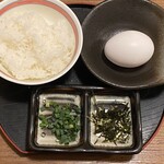 やきとり中山商店 - 卵かけご飯