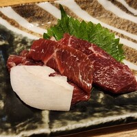 ぎんざ 阿吽 - コース料理（馬刺しとタテガミ盛り合わせ）