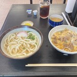たにの食堂 - 他人丼+掛けうどん