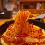 カフェバー Lit - 生パスタの鉄板ナポリタン