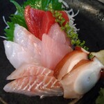 居酒屋 姫咲丸 - おまかせ刺身5点