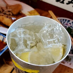 居酒屋　葉牡丹 - レモンサワー、凍ったレモン♪中おかわりできます