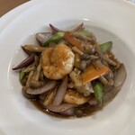 CHINESE DINING 瑞 - 海老と彩り野菜のトウチ炒め