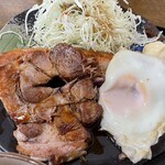マルフク食堂 - チャーシュー定食　