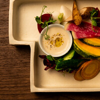 【有機栽培　生野菜　畑のバーニャカウダ】