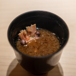 壽司 Yū - 赤味噌湯
