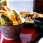 舞天 - ミニ天丼の麺セット