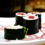 鮨 井上 - 広島菜巻と鉄火巻