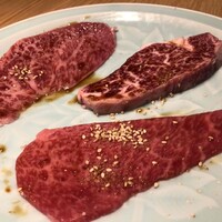 TANAKA YAKINIKU RESTAURANTE - 焼物 (サーロイン・特上ひれ・霜降り)
