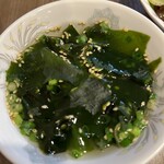 大川食堂 - セットのワカメスープ