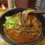 麺家 - カレー蕎麦の麺