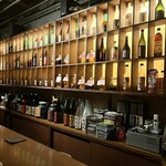 高庵 TOKYO - カウンター奥の照明が美しい！