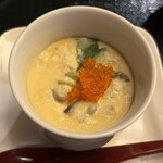 鮨とよふく - ブルーチーズの茶碗蒸し