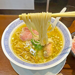 らぁめん 信 - 自家製麺の細麺