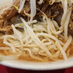 ラーメン二郎 - ヤサイ（そのまま）