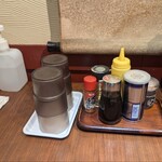 美叙飯店 - テーブル上の状態