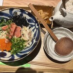 東京たらこスパゲティ 渋谷店 - 炙りたらこのお出汁スパゲティ（1,089円）