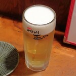 やきとり 正や - 熟撰生ビール