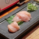 やきとり 正や - 丹波地鶏ささみお造り