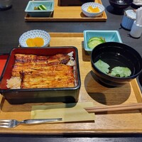 駒形前川 新丸ビル店 - 国産養殖うな重（肝吸い）